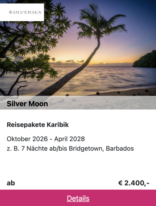 Für mehr Details klicken - Deals Of The Week Silversea Deals Of The Week Silversea