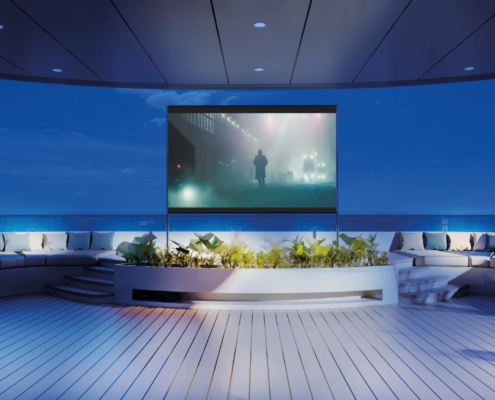 Sky Deck der Emerald Azzurra
